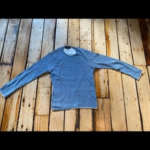 Men’s blue Rag and Bone sweater, Large